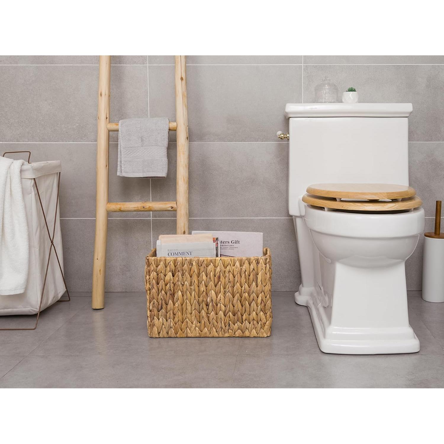 Soporte de Revistas StorageWorks de Juncos de Agua Natural 38x15x26cm