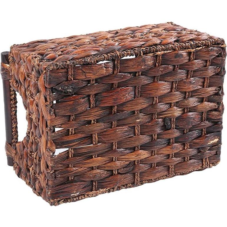 Cesta de Almacenamiento HODAKJUE Rectangular Grande Tejida a Mano