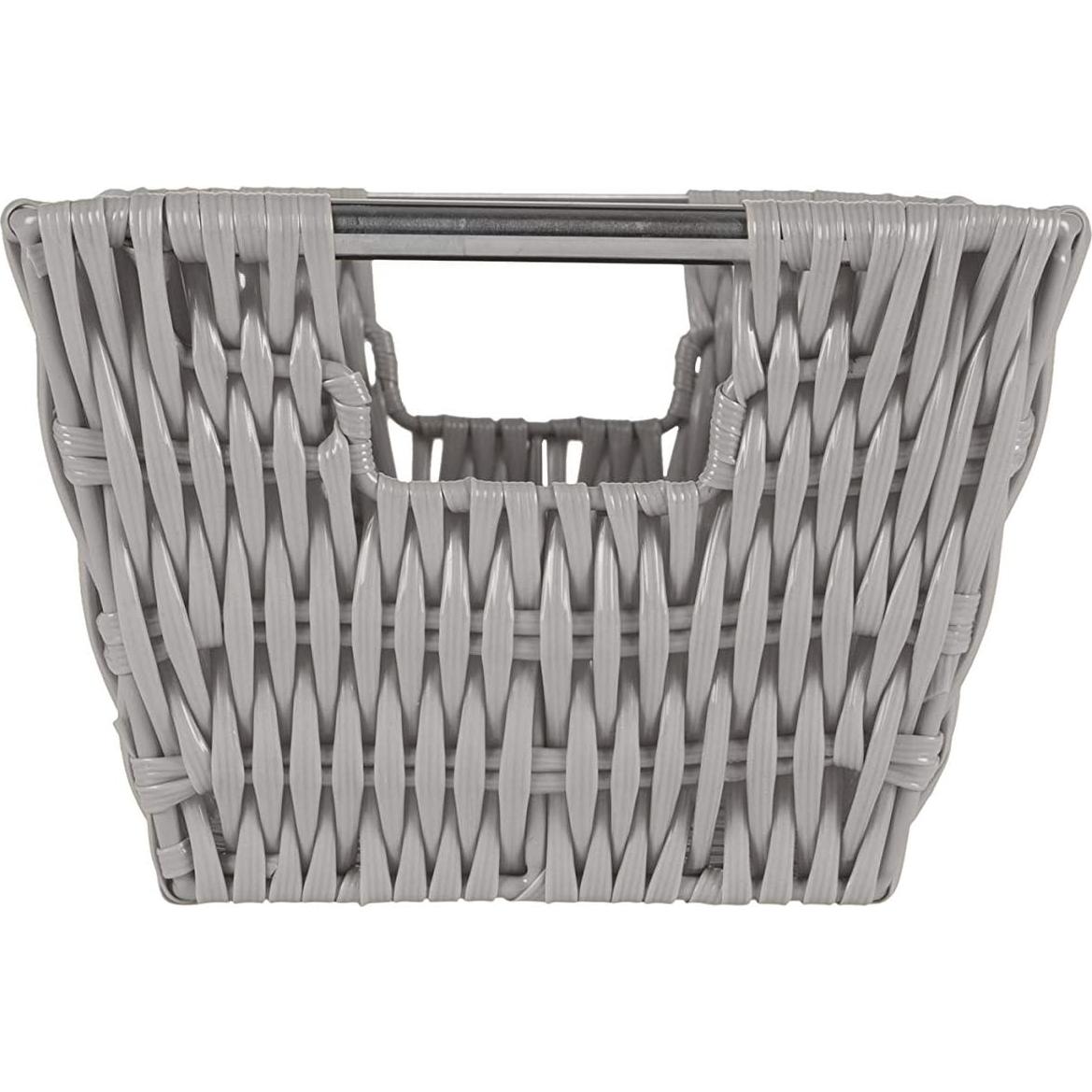 Canasta de Almacenamiento Tejida Simplificar 29.2x16.5x11.4cm Gris