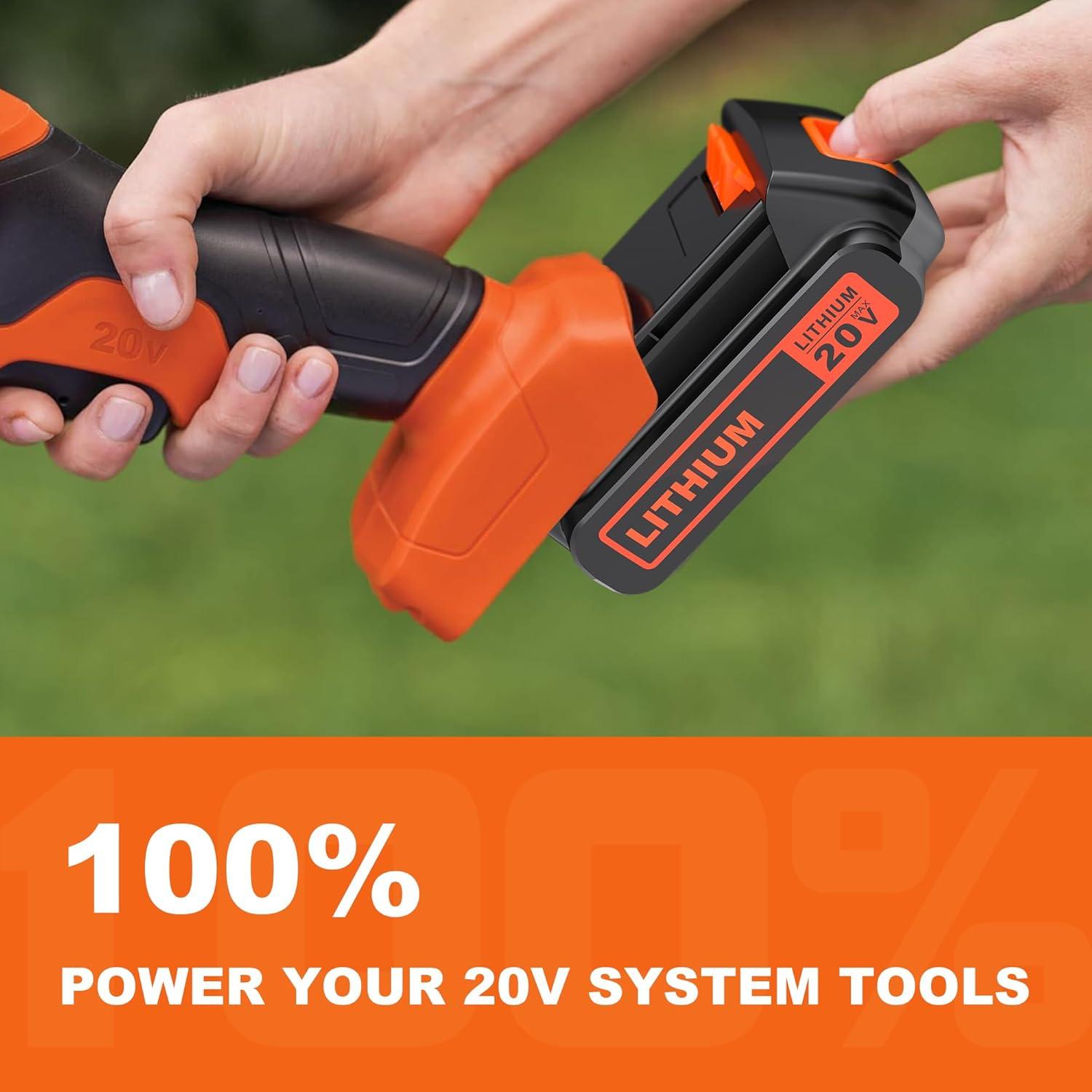 Batería de Litio 20V S SKSTYLE para Black and Decker 2 Pzas
