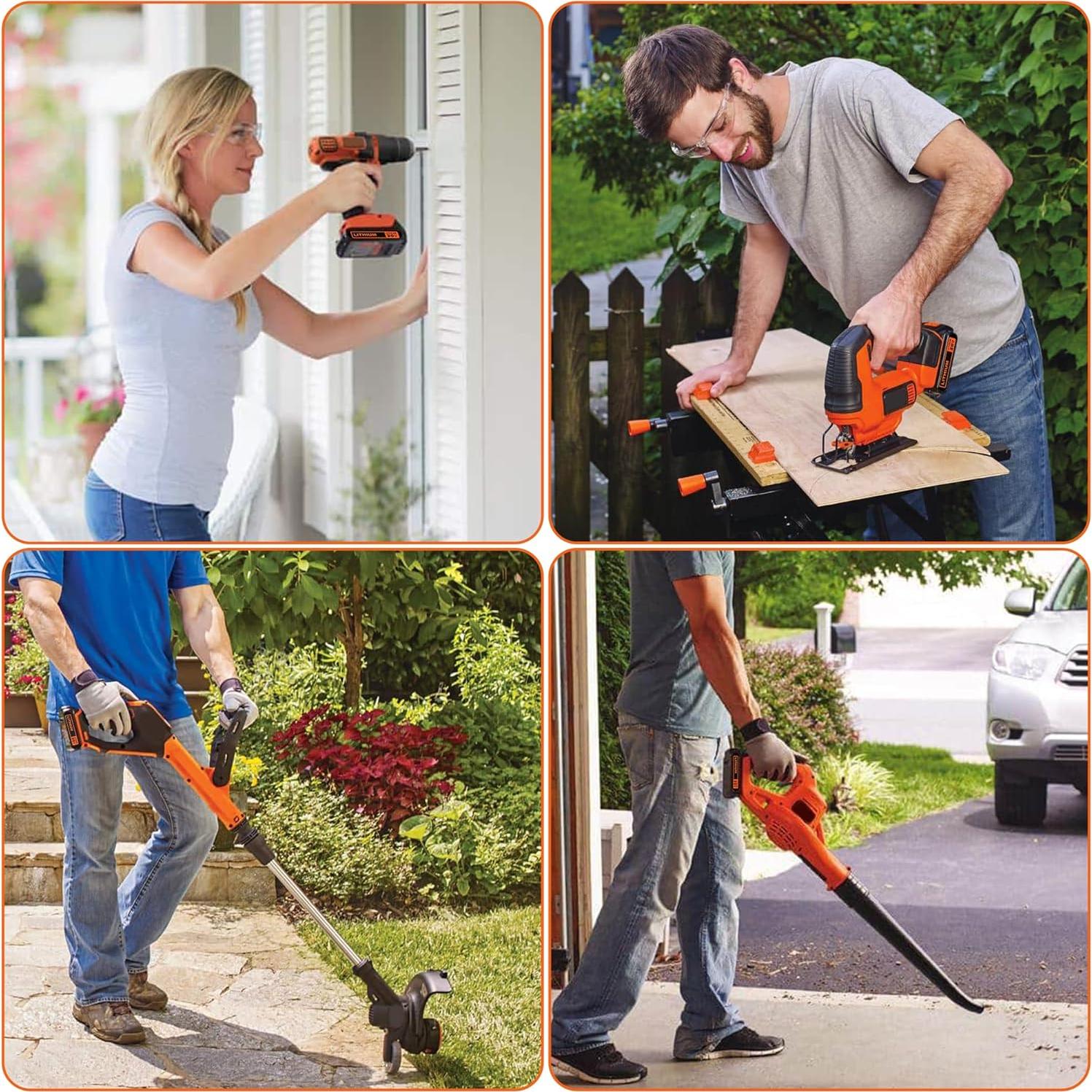 Batería de Litio 20V S SKSTYLE para Black and Decker 2 Pzas