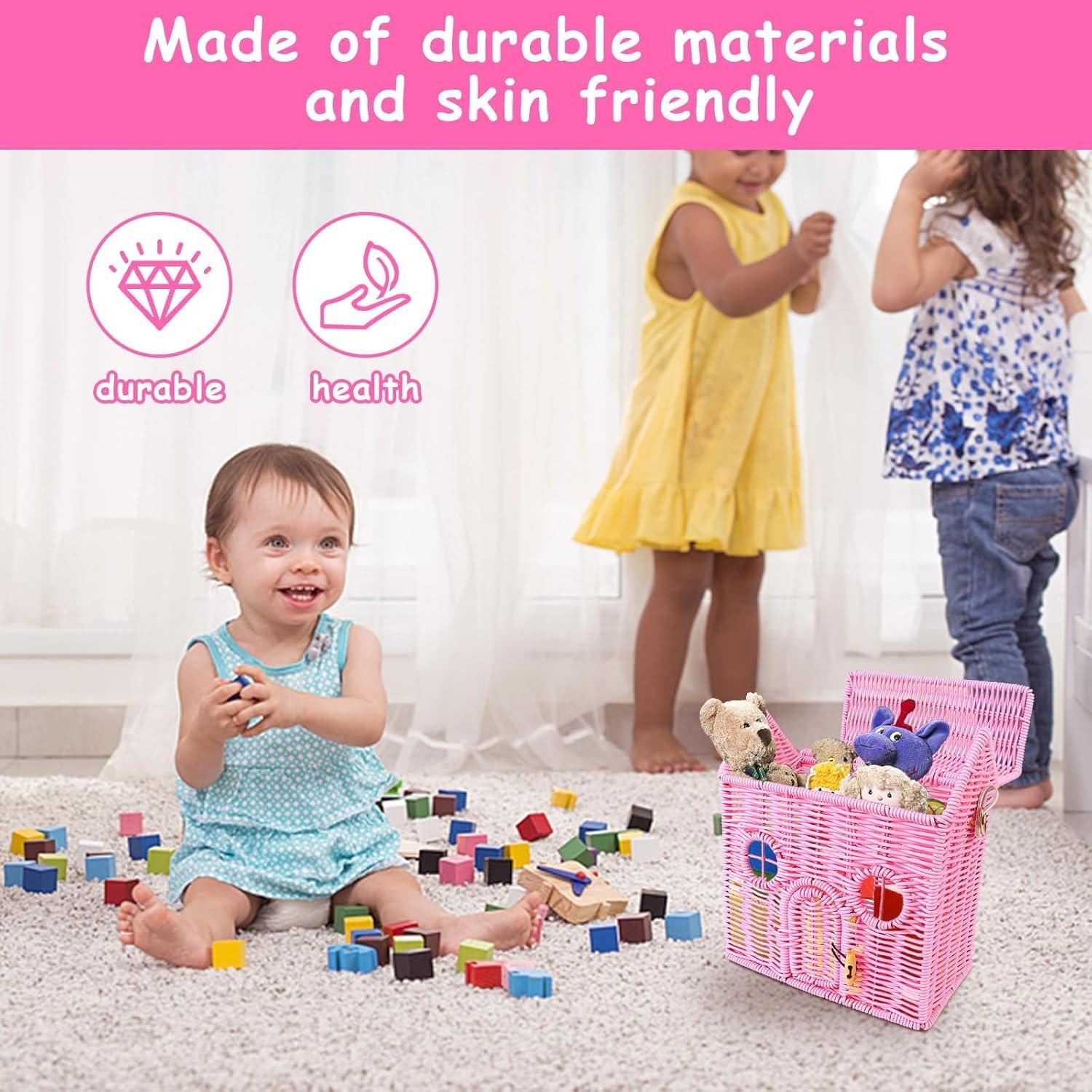 Bolsa de Hombro Casa de Muñecas Easywiny Rosa 24x21x12cm