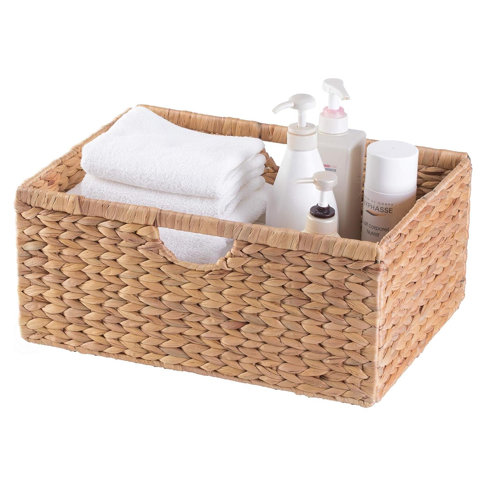 Cesta de Almacenamiento Plegable Vintiquewise Mediana Juncos