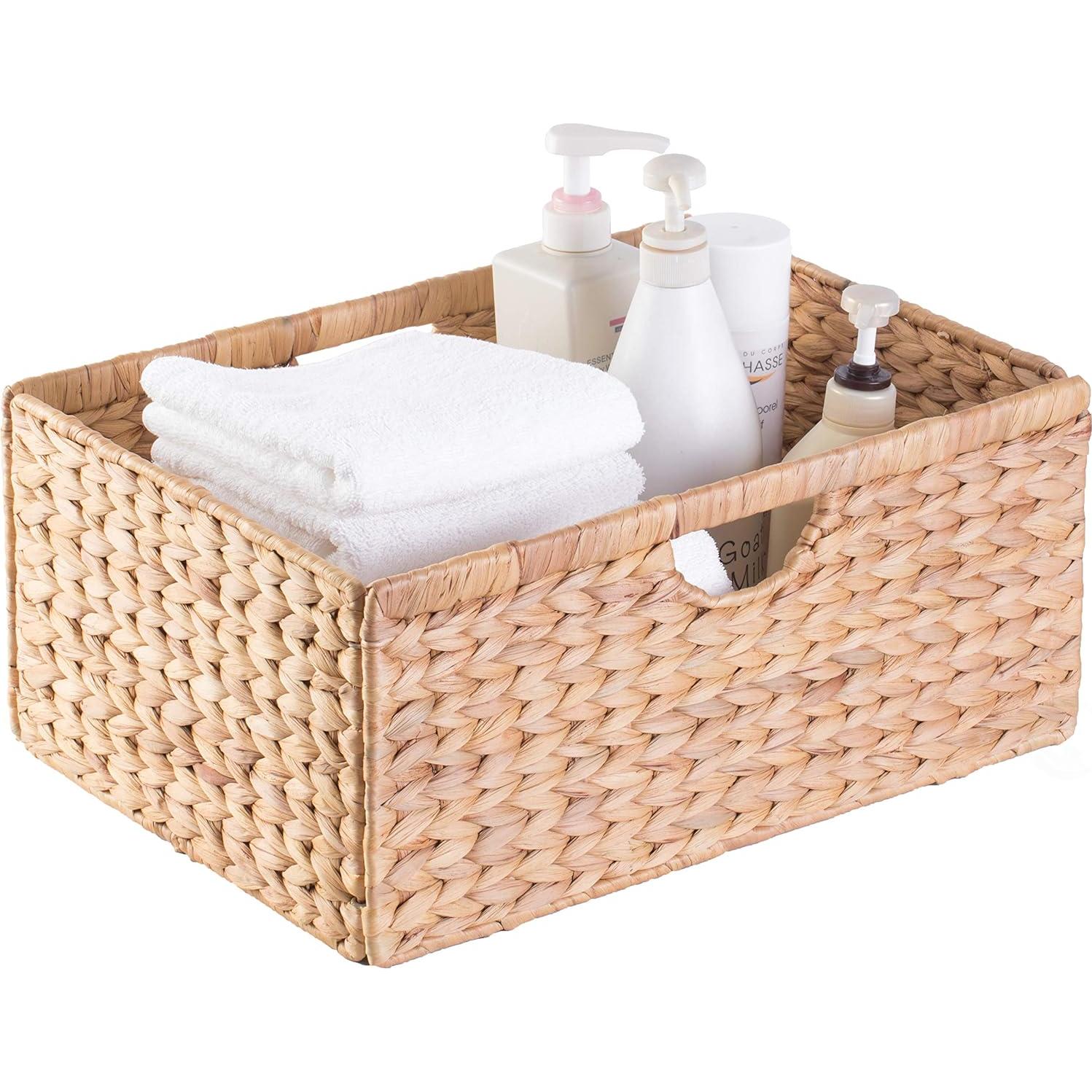 Cesta de Almacenamiento Plegable Vintiquewise Mediana Juncos