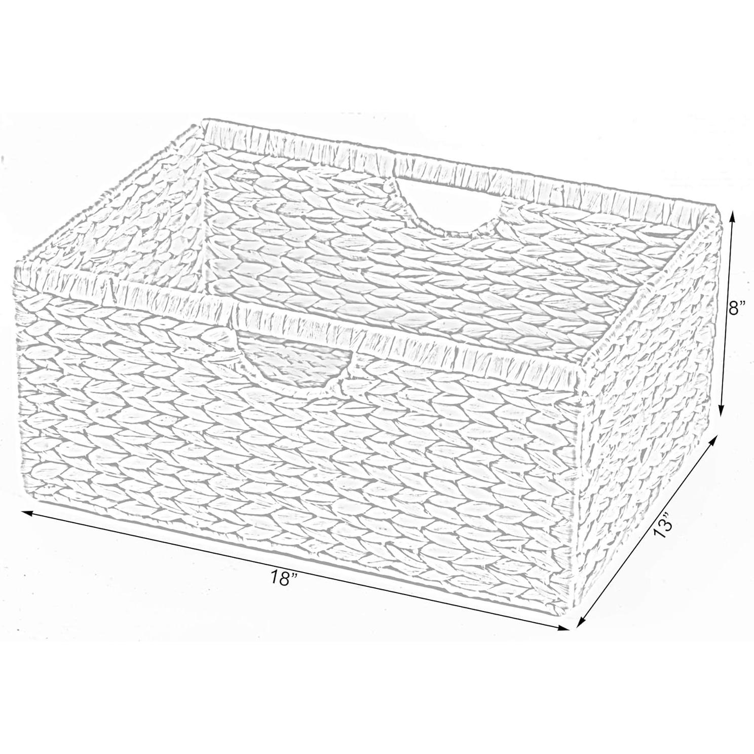 Cesta de Almacenamiento Plegable Vintiquewise Mediana Juncos