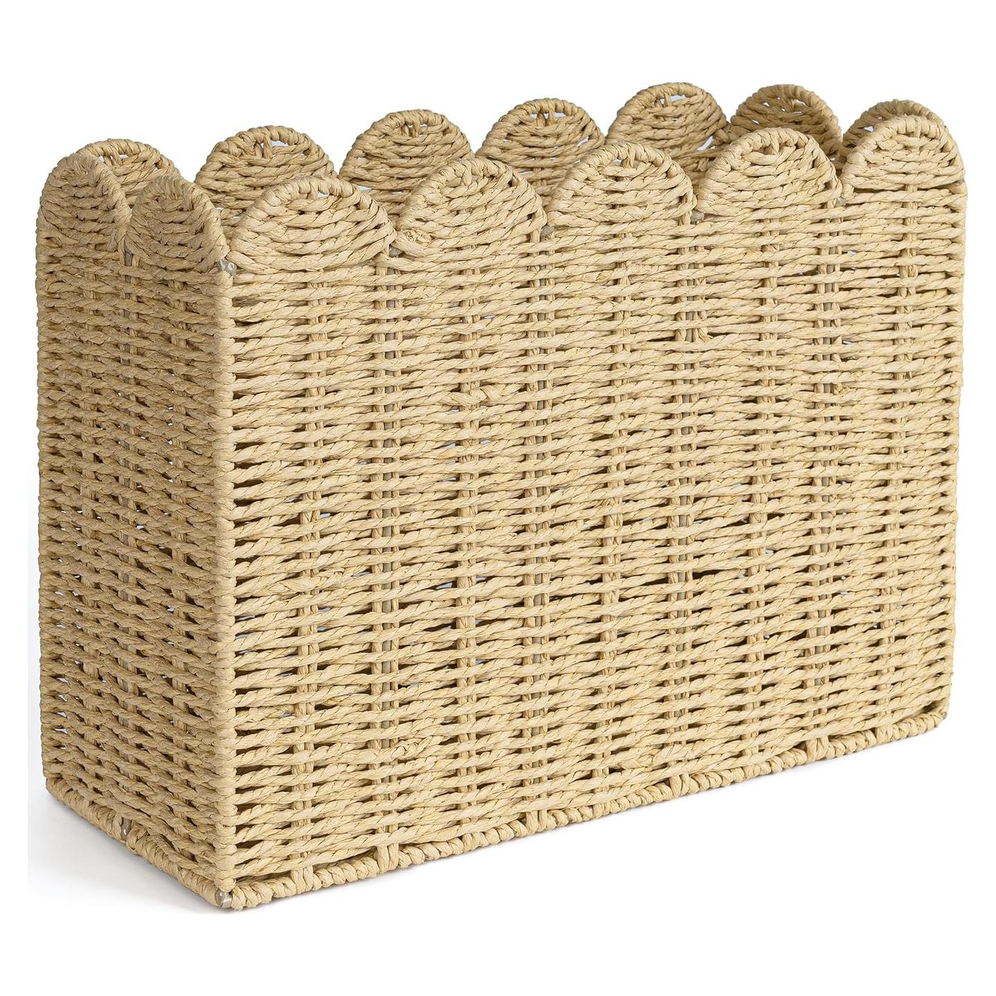 Soporte de Revistas AELS Beige Ondulado 38x28x15.5cm
