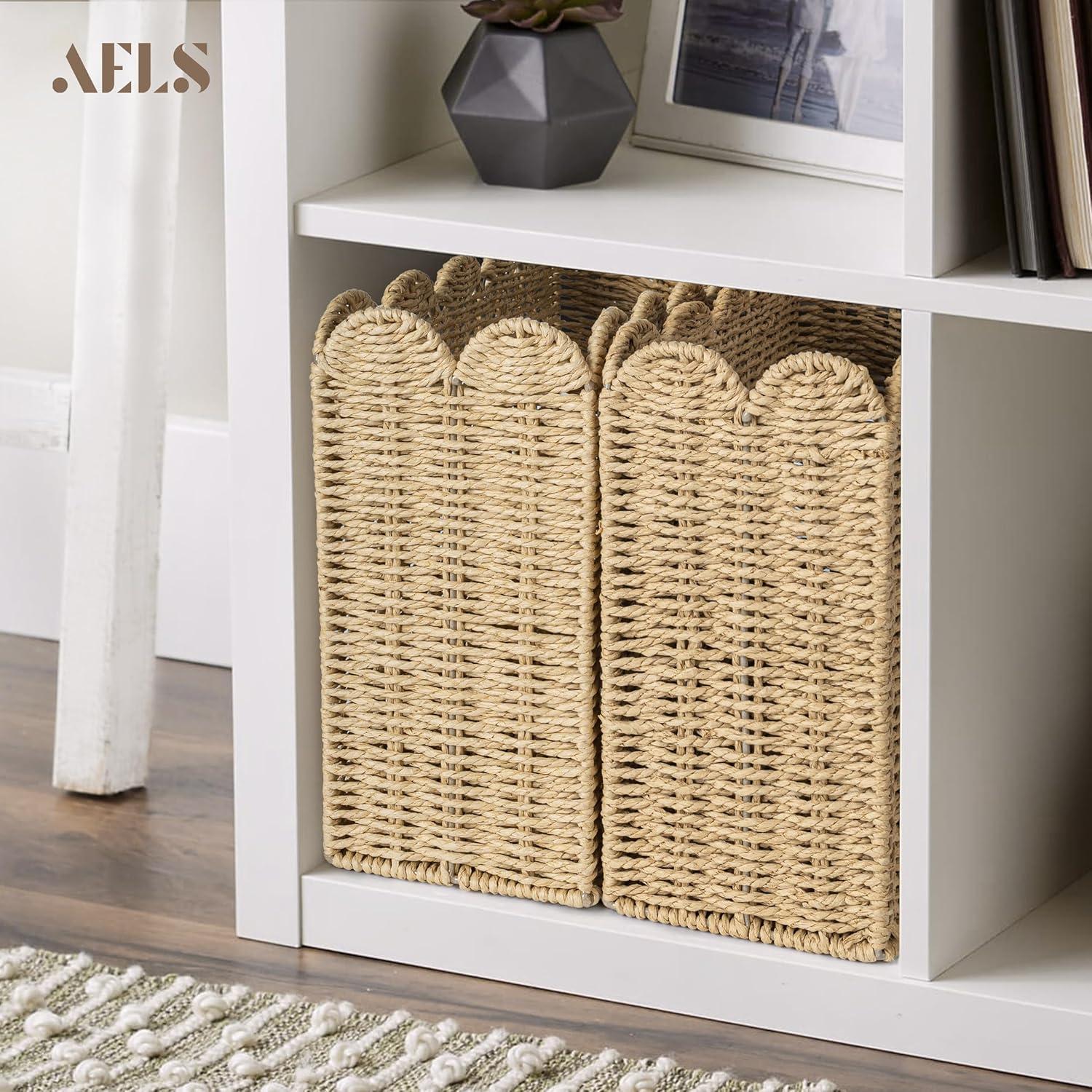 Soporte de Revistas AELS Beige Ondulado 38x28x15.5cm