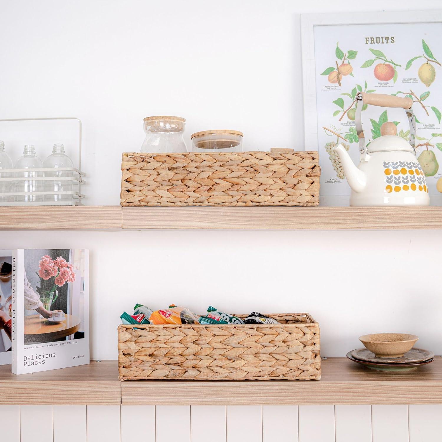 Juego de 3 Soportes de Papel Higiénico M4DECOR de Mimbre