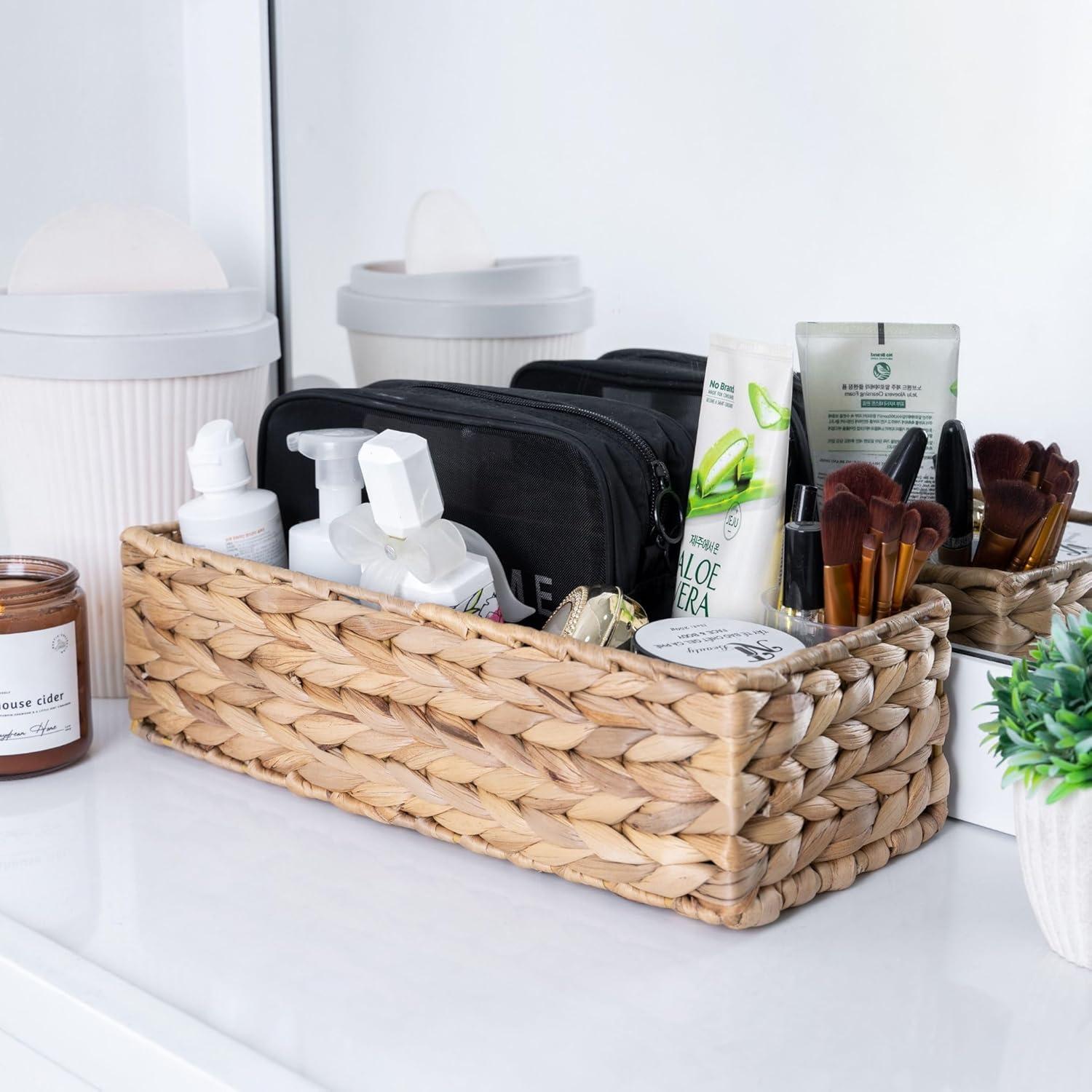 Juego de 3 Soportes de Papel Higiénico M4DECOR de Mimbre