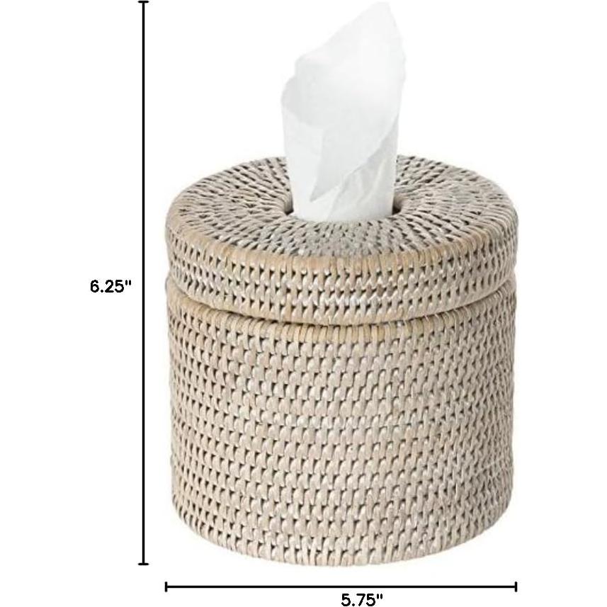 Cubierta de Rollo de Papel Higiénico Kouboo Lavado Blanco