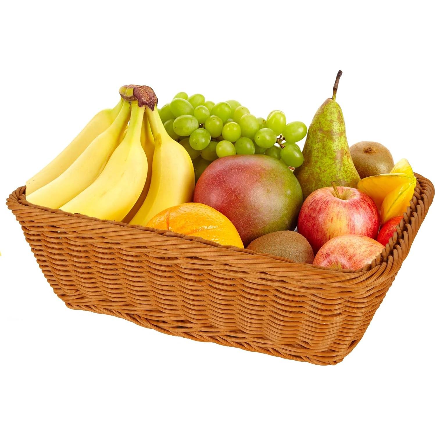 Paquete de 4 Cestas de Almacenamiento DIRBUY 30x20x10 cm