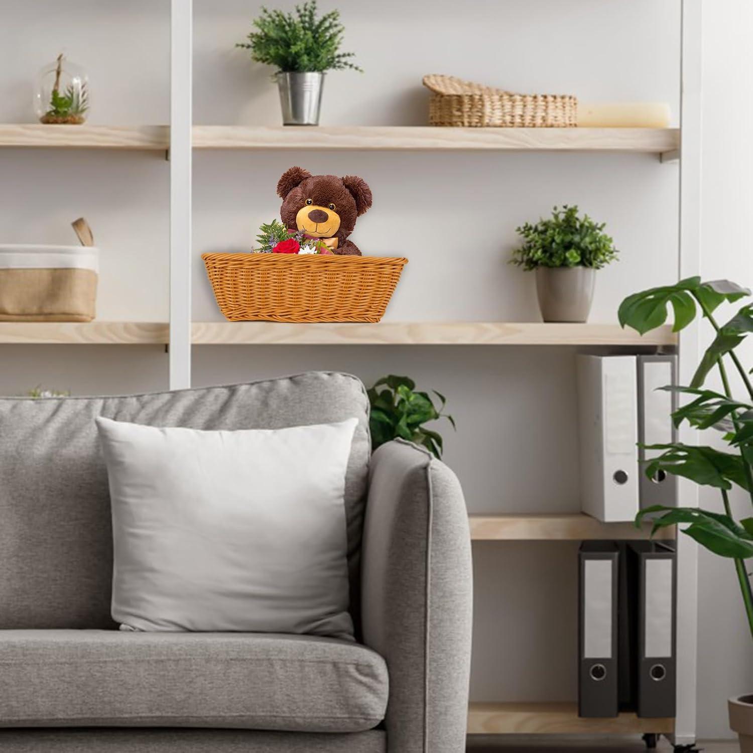 Paquete de 4 Cestas de Almacenamiento DIRBUY 30x20x10 cm