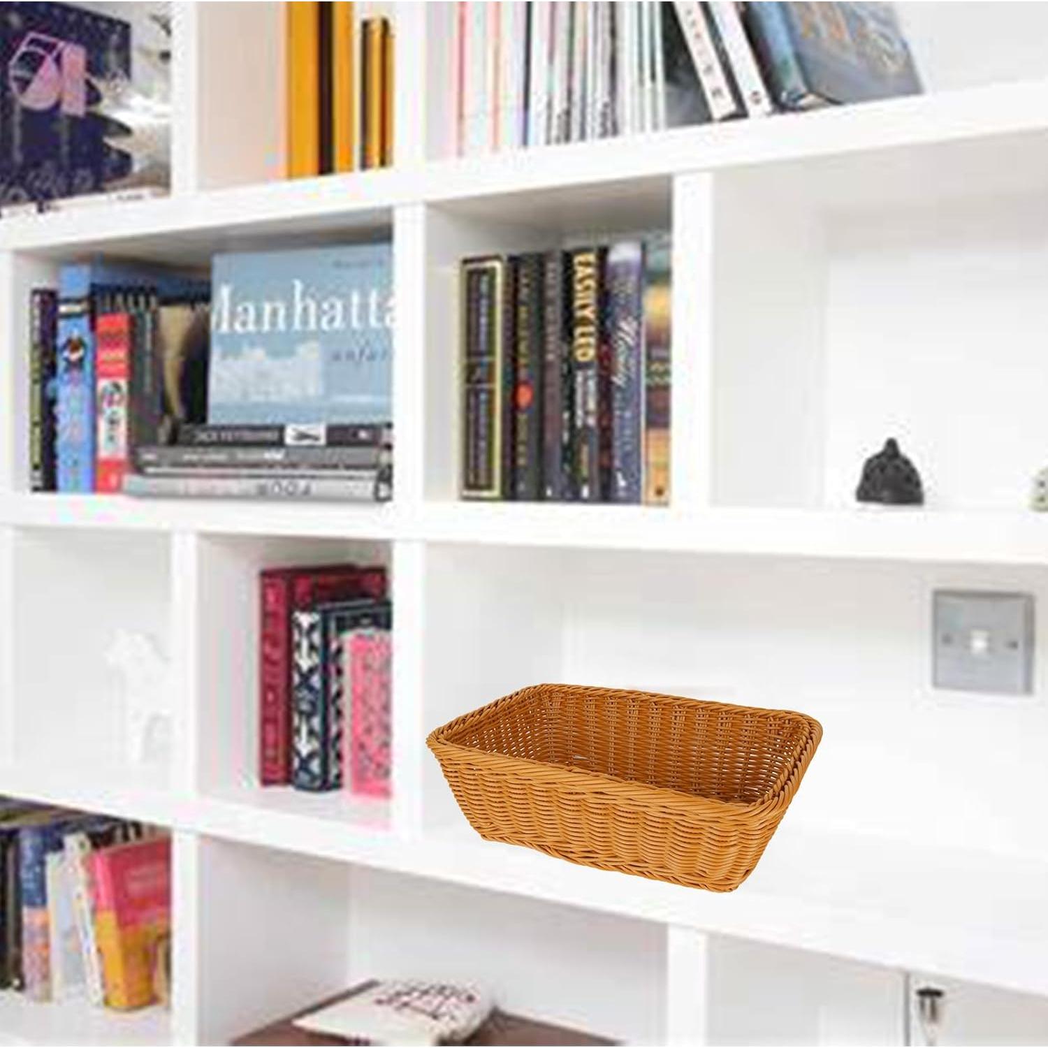 Paquete de 4 Cestas de Almacenamiento DIRBUY 30x20x10 cm