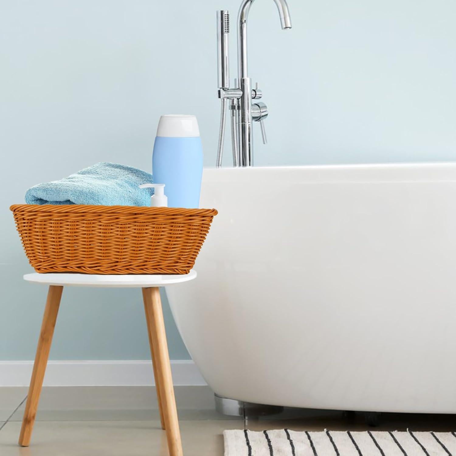 Paquete de 4 Cestas de Almacenamiento DIRBUY 30x20x10 cm