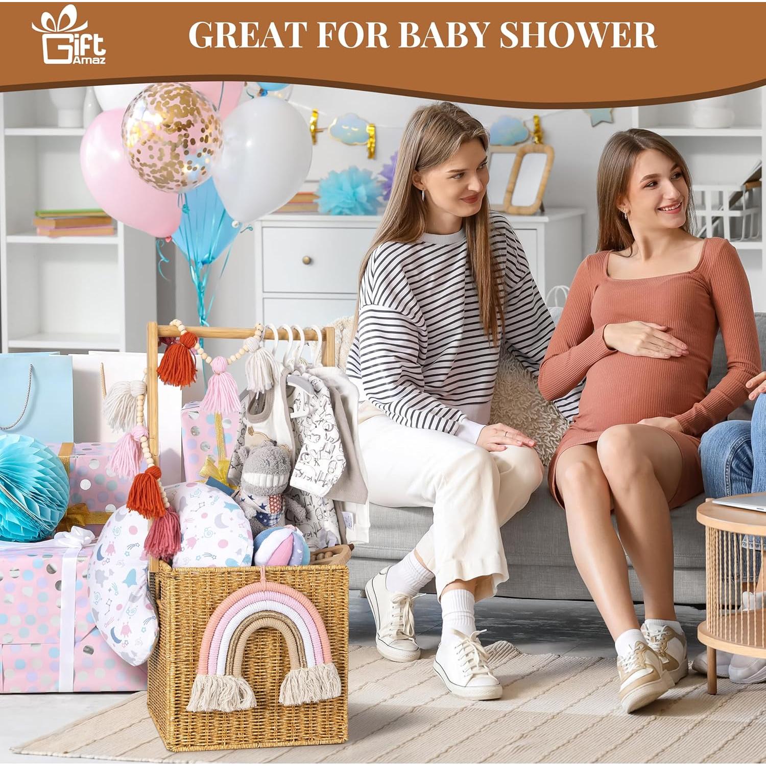 Cajón de Almacenamiento para Bebés GiftAmaz - Ratán Tejido 30x30x70cm