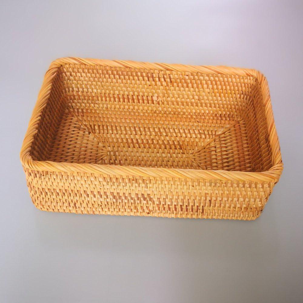 Organizador de Ratán Grande Amololo Rectangular 29x19x9 cm