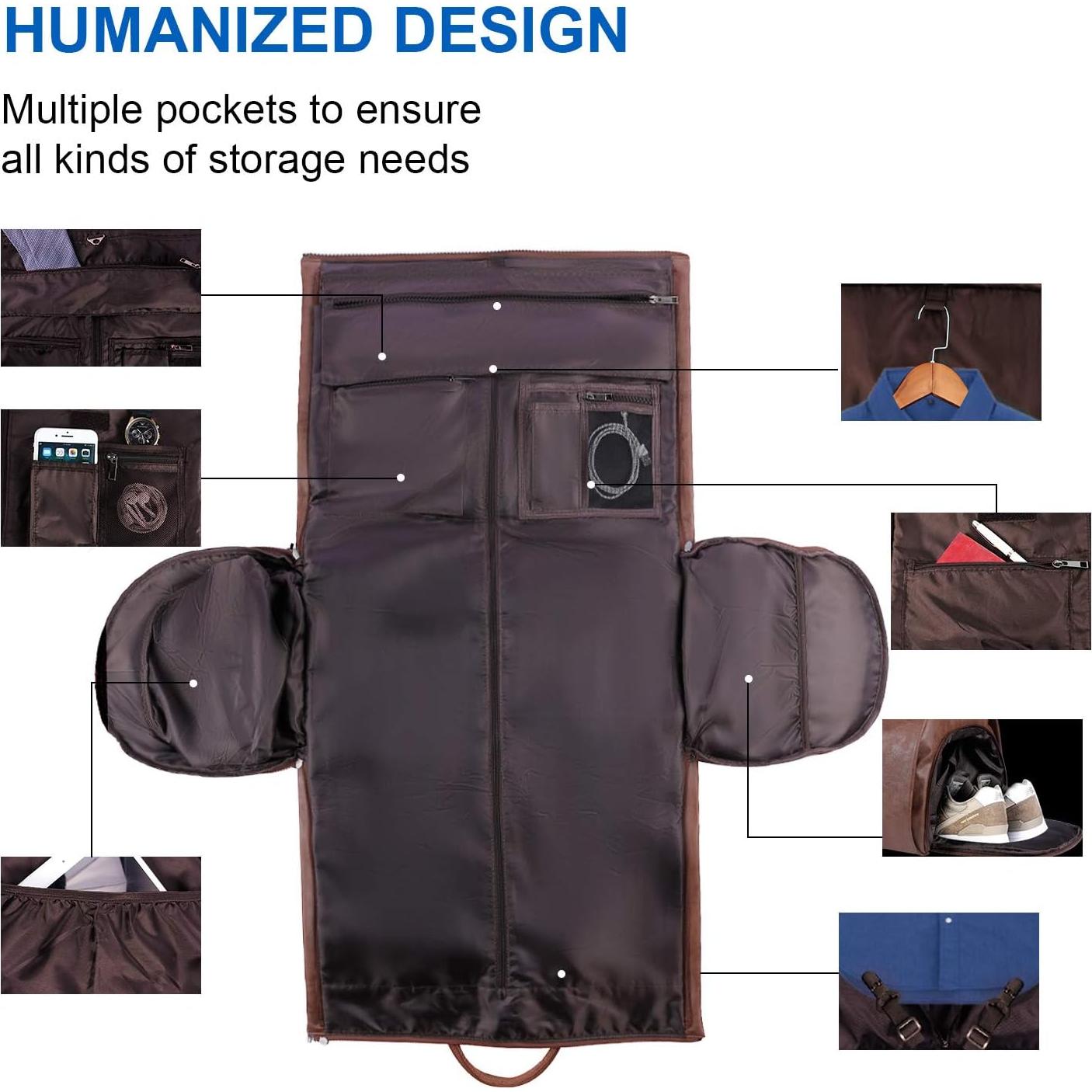 Bolsa de Viaje Convertible Seyfocnia 2 en 1 Marrón 45L