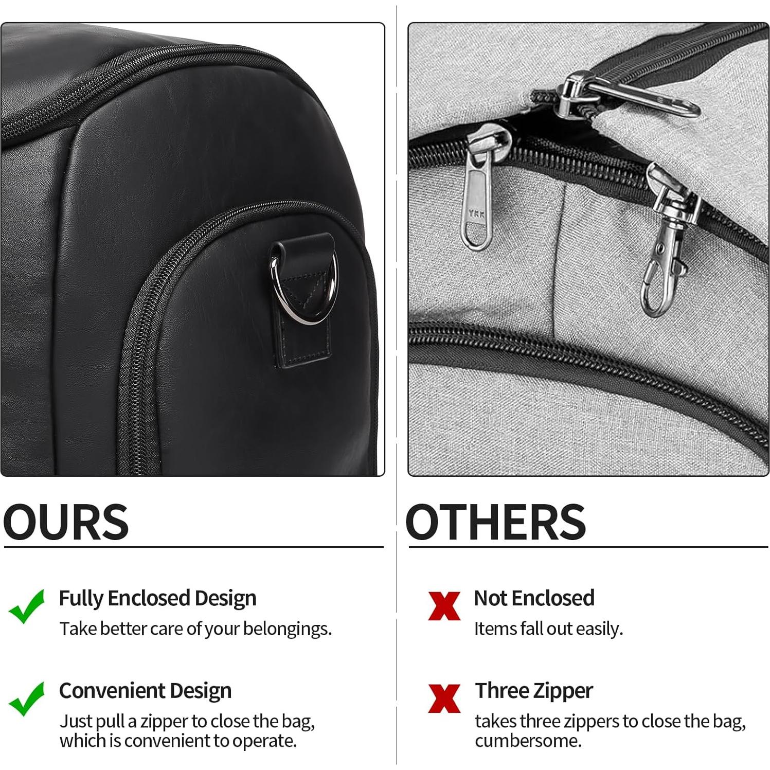 Bolsa de Ropa Convertible Seyfocnia 2 en 1 para Viajes 45L