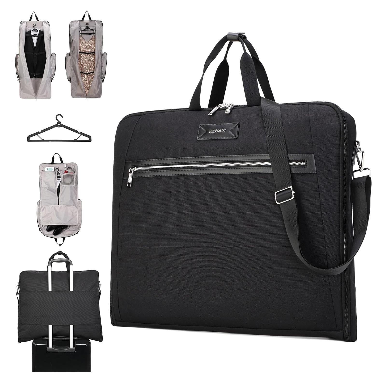 Bolsa de Ropa de Viaje BE SMART Negra Impermeable 64x129 cm