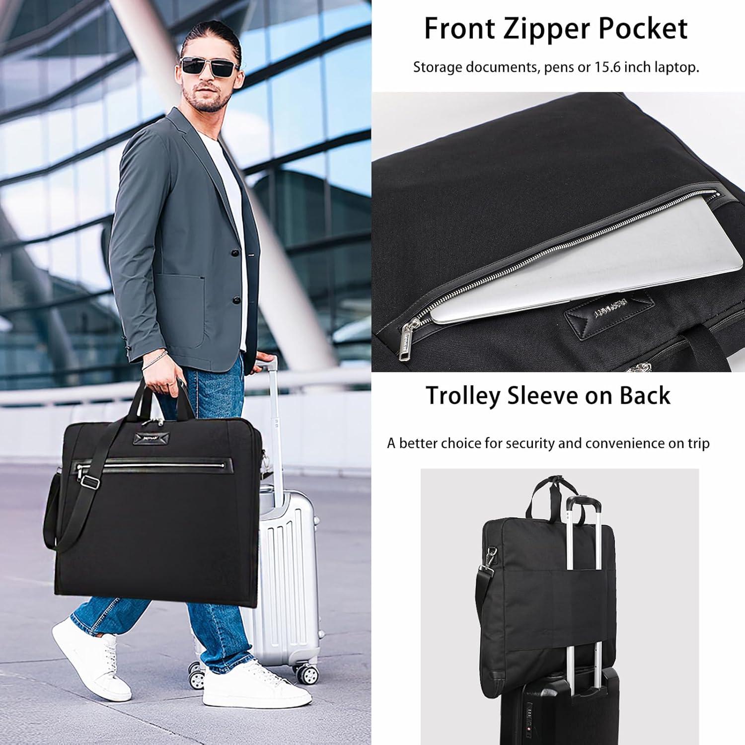 Bolsa de Ropa de Viaje BE SMART Negra Impermeable 64x129 cm