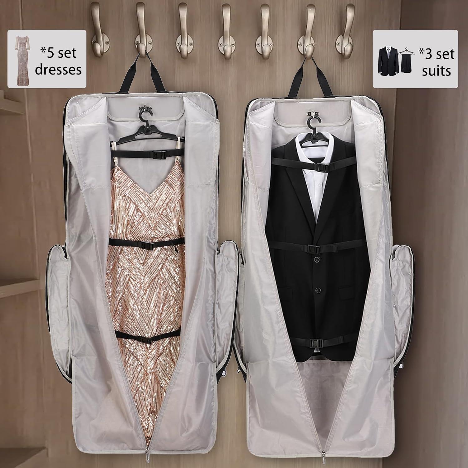 Bolsa de Ropa de Viaje BE SMART Negra Impermeable 64x129 cm