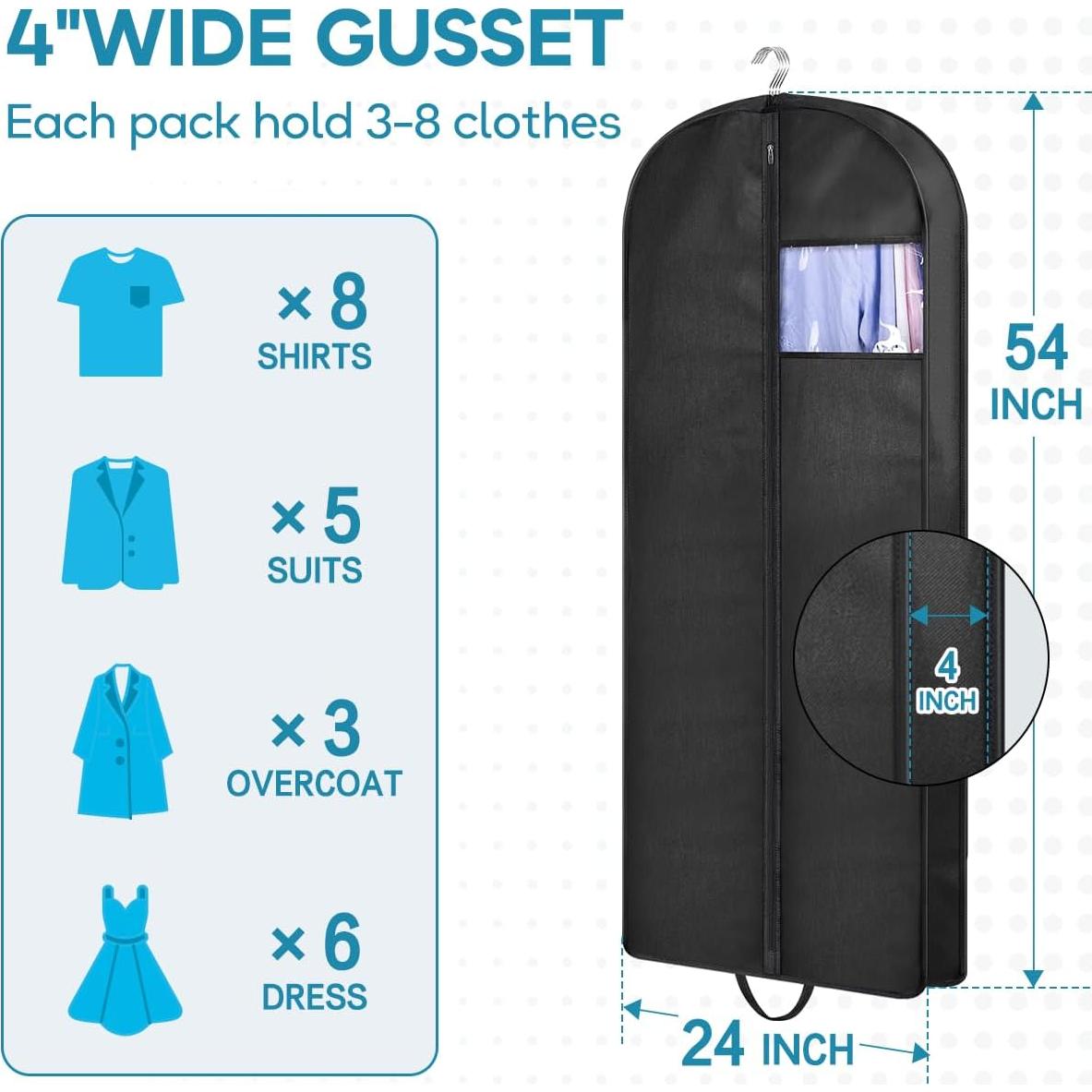 Bolsa de Ropa KIMBORA 137 cm para Viaje y Almacenamiento