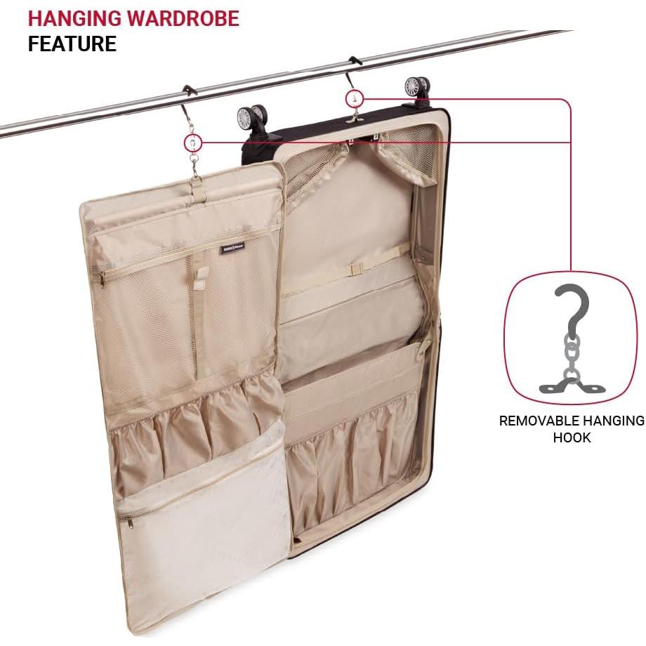 Bolsa de Ropa Rodante SwissGear 7895, 24" Negra, 85L