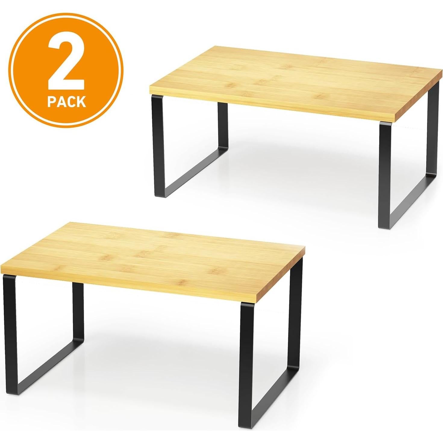 Organizadores de estantes SpaceAid 2 paquetes ajustables cocina