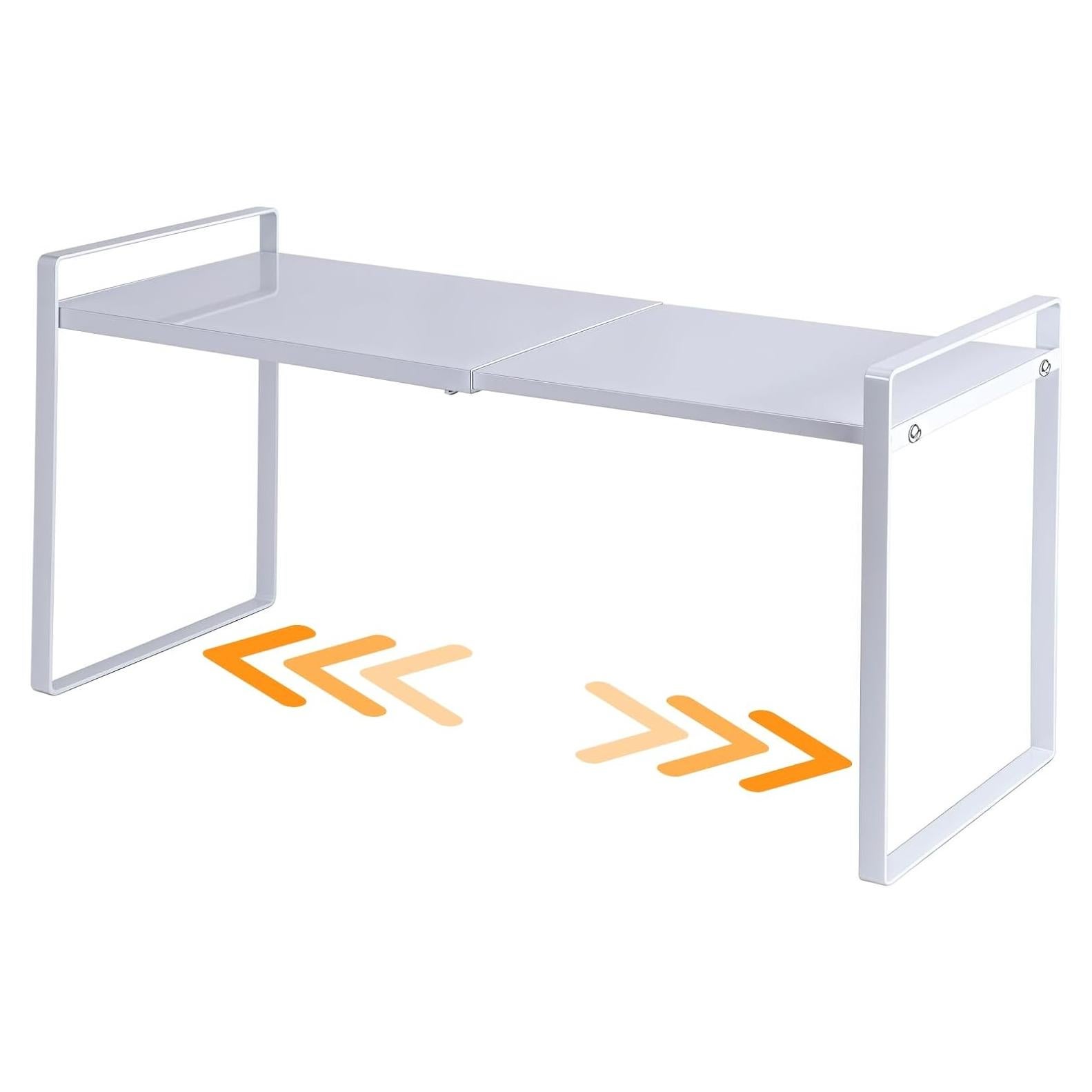 Estante de Gabinete Expandible LJHFUQHUHU Blanco 20.8x31-54.8x26.4 cm