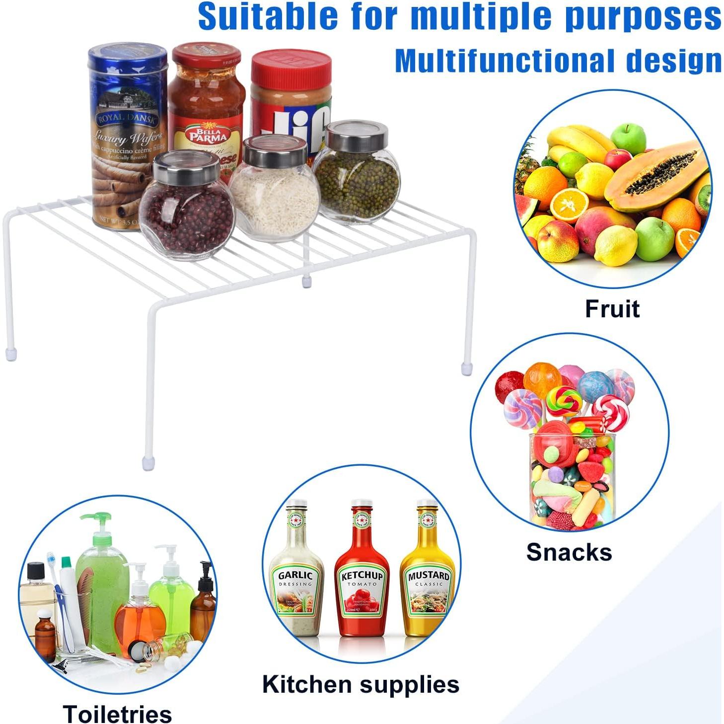 Estante de Almacenamiento SIBAO 2 Niveles Blanco 33.4x25.9cm