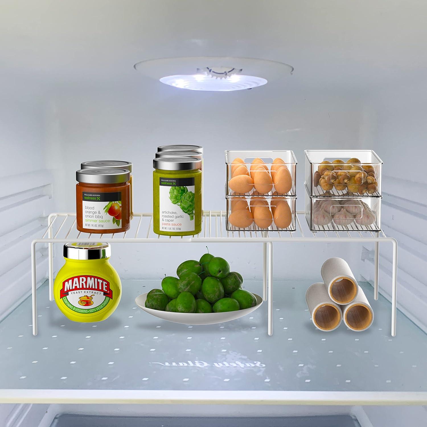 Estante de Almacenamiento Redrubbit Blanco 2 Piezas Ajustable