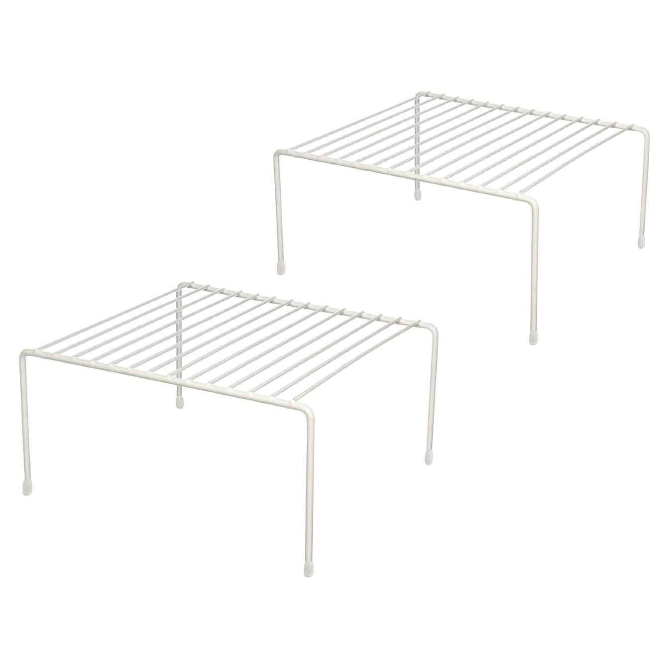 Estante Organizador de Almacenamiento Greenbrier - Juego de 2, Blanco, 3.05m x 1.83m x 0.18m