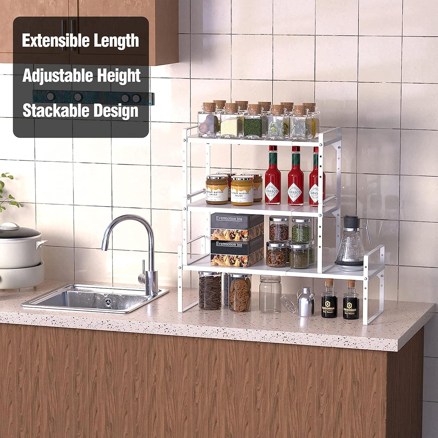 Estante Expandible de Almacenamiento LOCVCDA para Cocina 42-68 cm