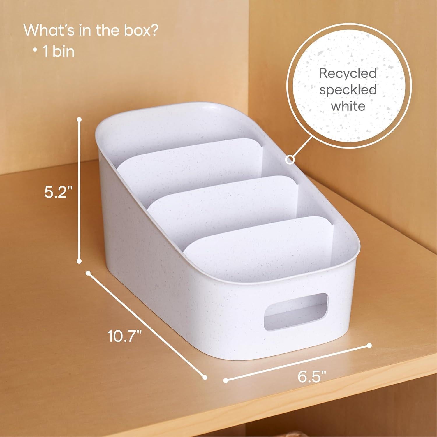Organizador de Paquetes YouCopia ShelfBin 4 Niveles Blanco