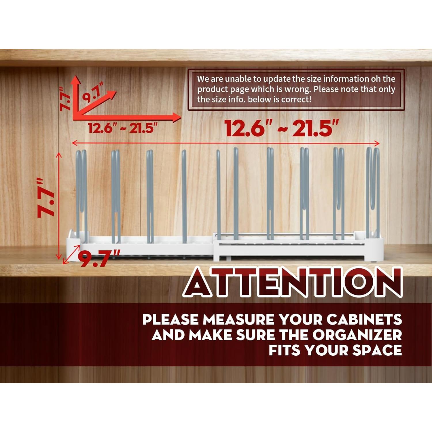 Organizador de Utensilios de Cocina Ajustable EVERIE GS02SS