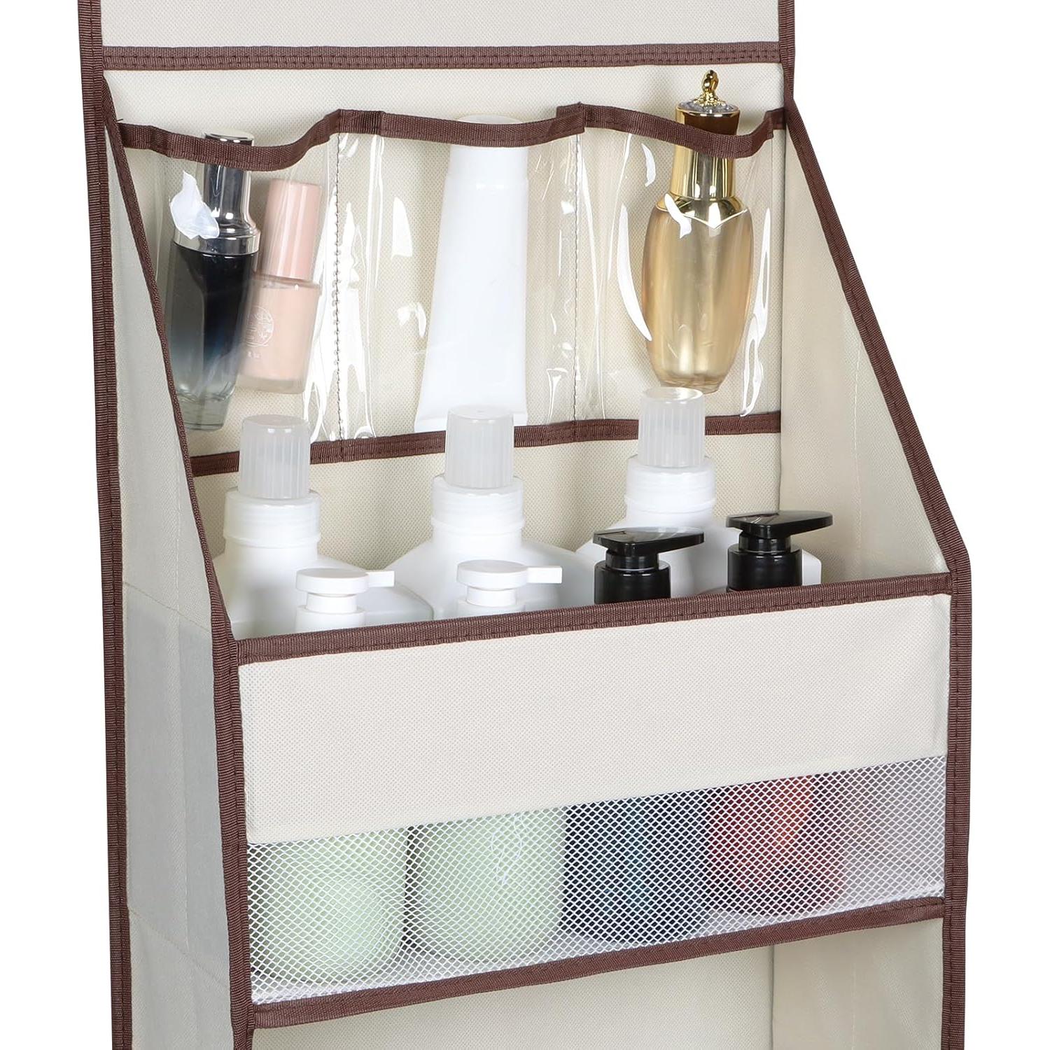 Organizador Colgante para Puerta Univivi 6 Capas Beige PVC