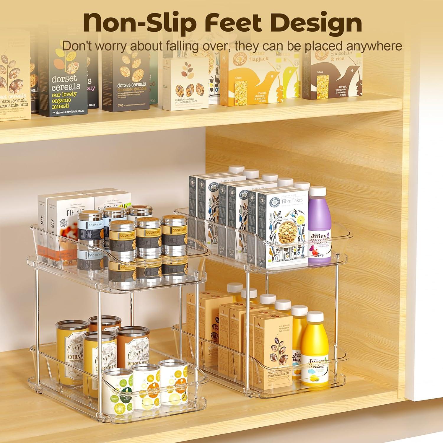 Organizador Extraíble 2 Niveles Incostar para Baño y Cocina