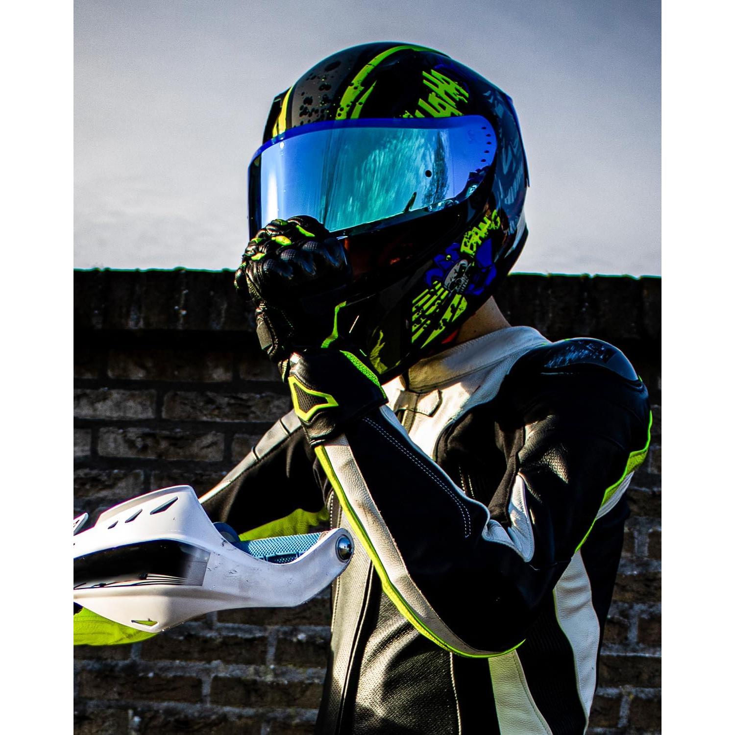 Casco de Motocicleta ILM Z501 Amarillo Sorpresa XX-Large