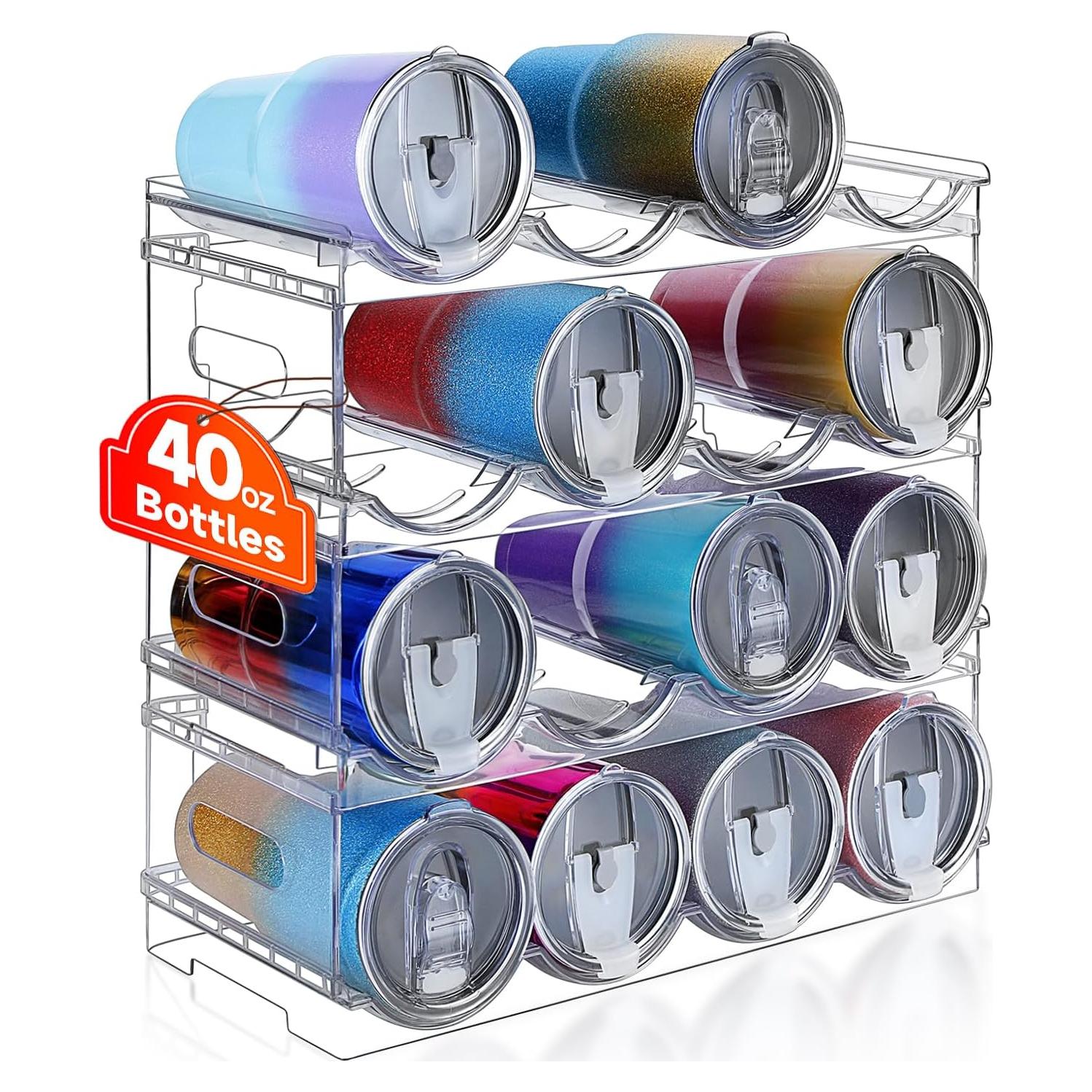 Organizador de Botellas de Agua Amaoot 16 Botellas Apilable