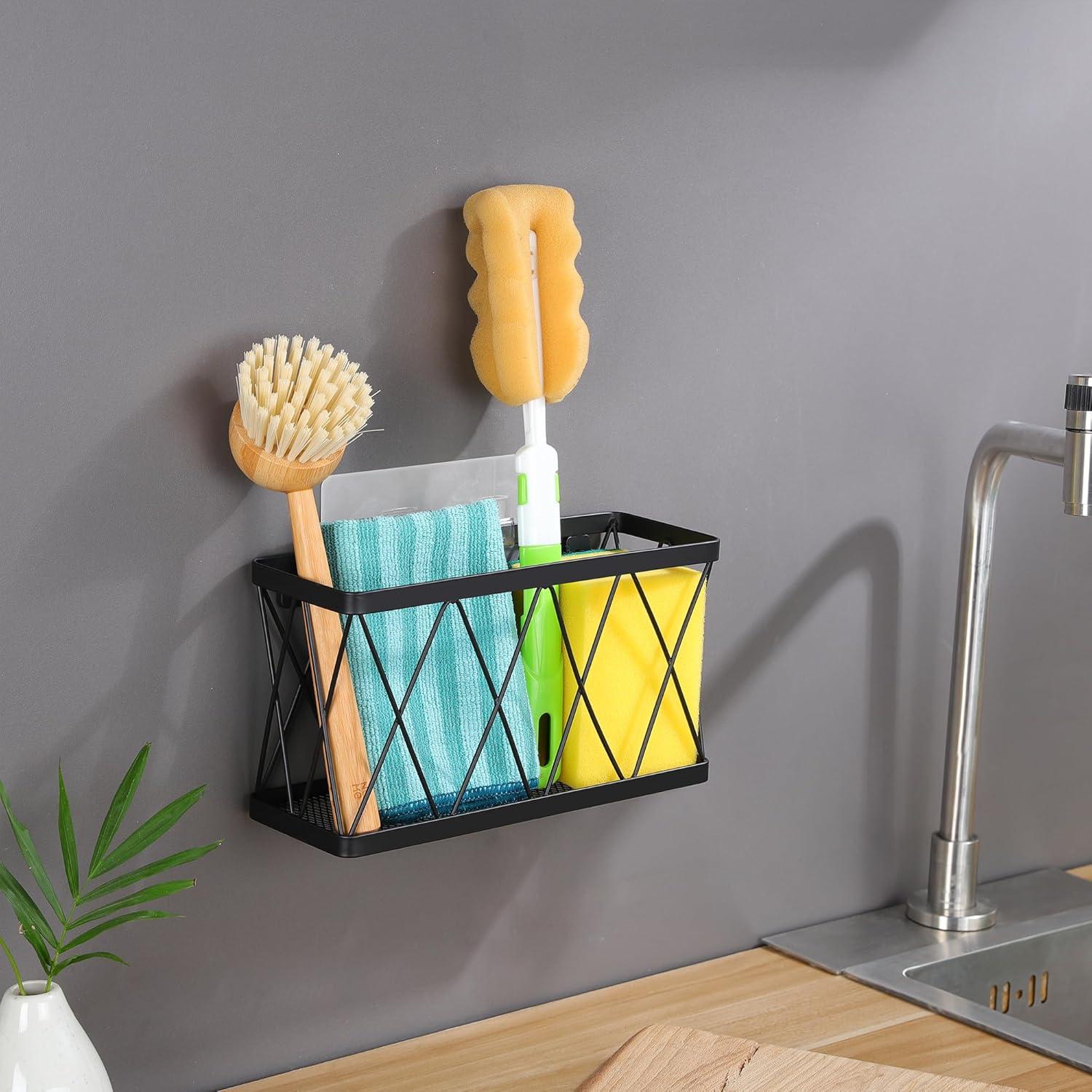 Organizador de Gabinete YIGII 3 Paquetes Negro - Soporte Tapa Tupperware