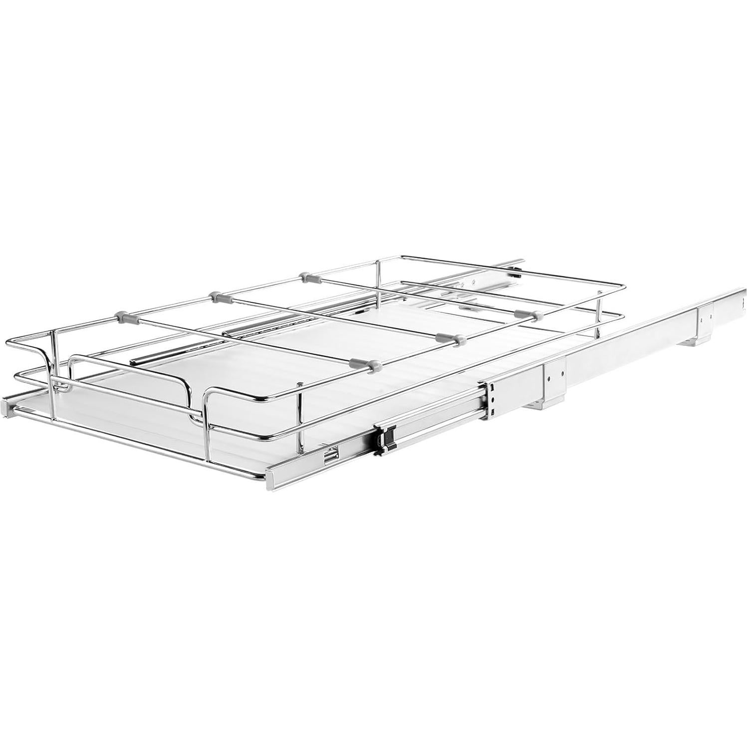 Estante Extraíble VEVOR 12.5"x21" de Acero Cromado