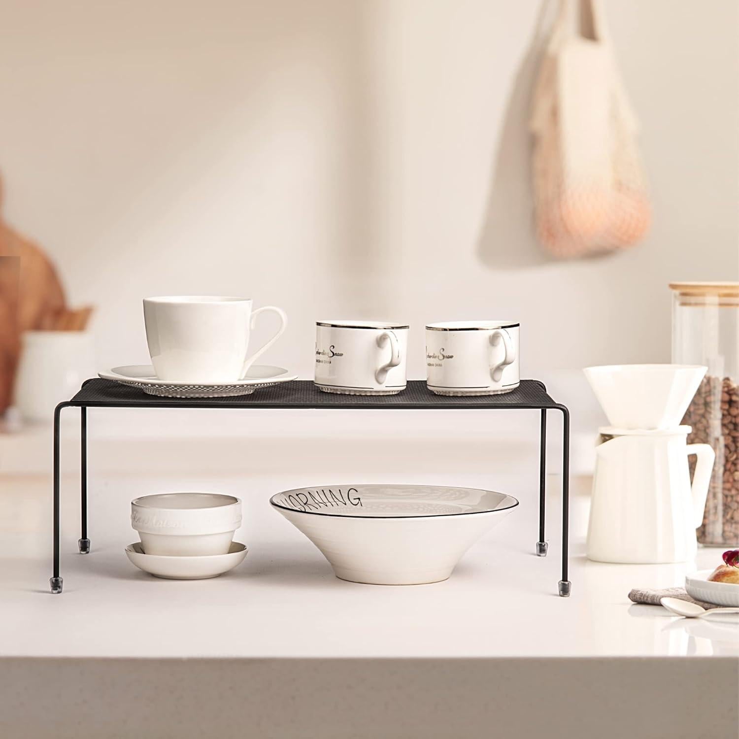 Estante Organizador de Gabinete Lonian - Juego de 2, 39.9x19.8x14 cm