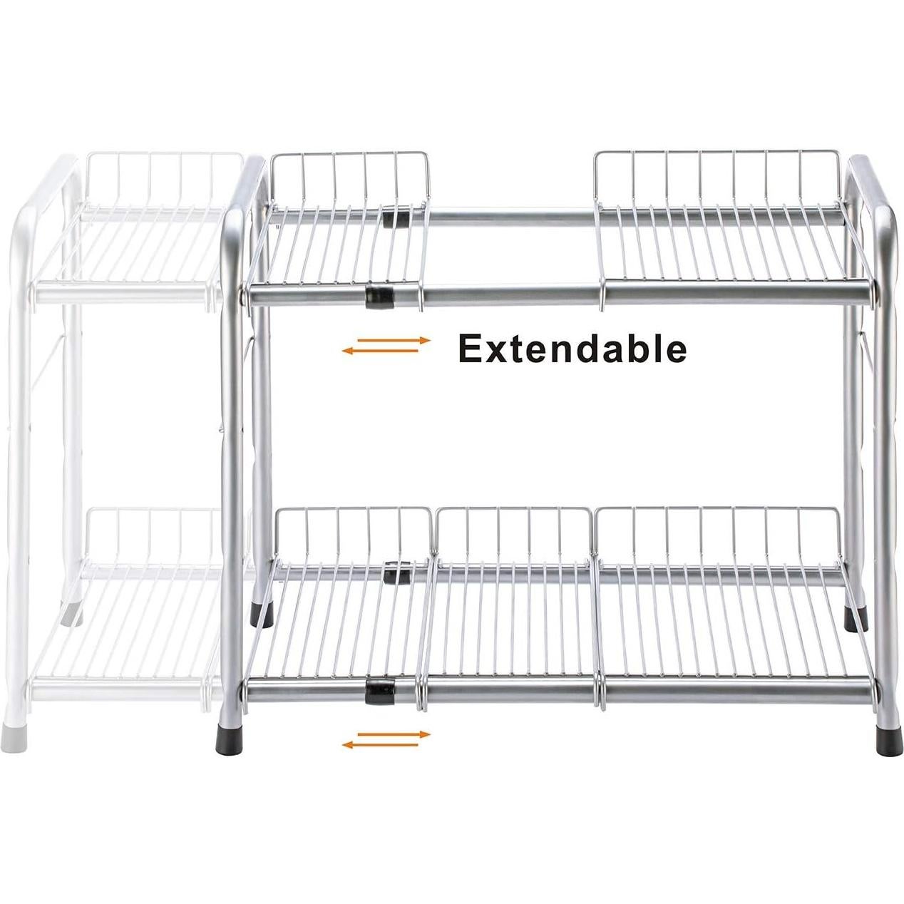 Organizador de Fregadero FlagShip 2 Niveles Ajustable 63.5 cm