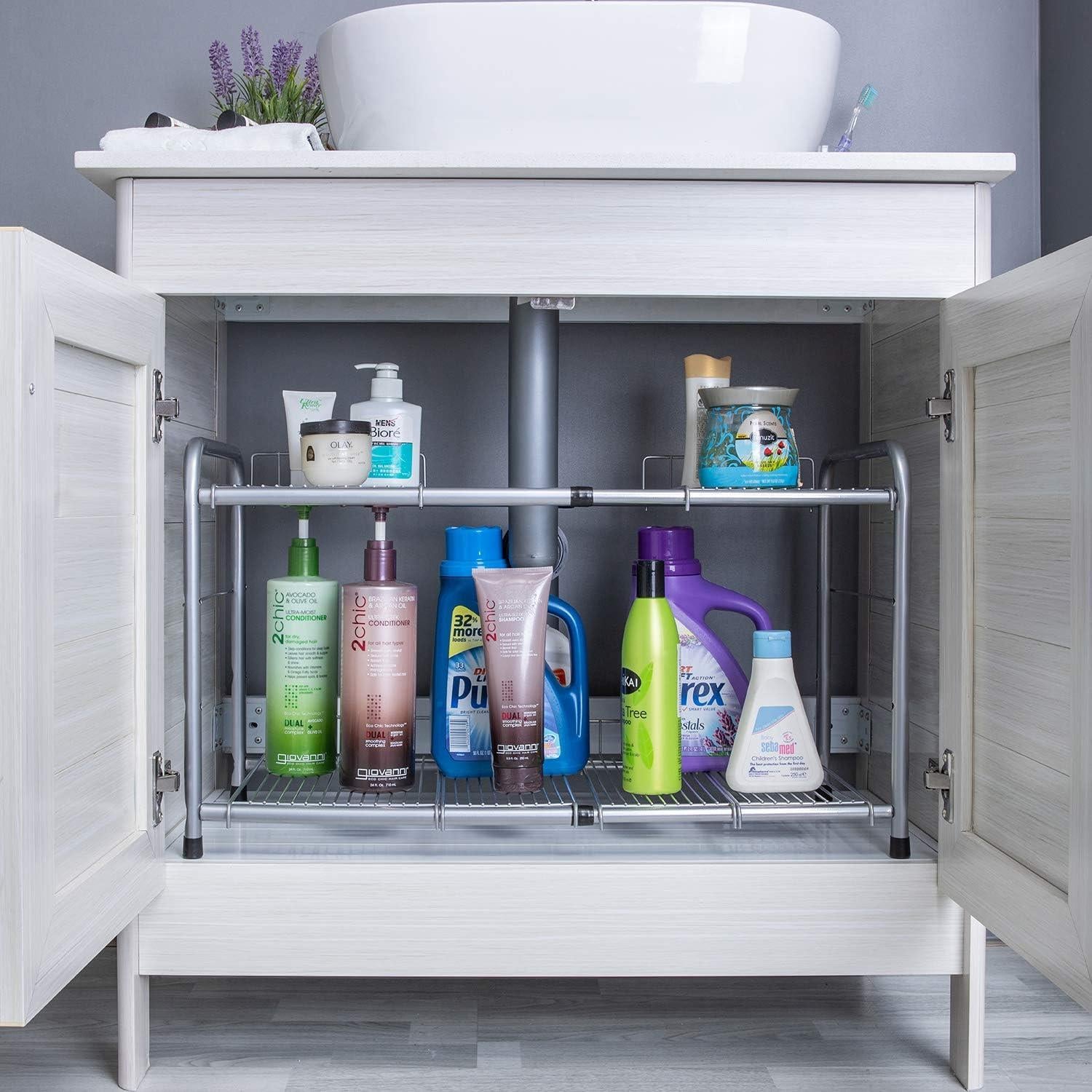 Organizador de Fregadero FlagShip 2 Niveles Ajustable 63.5 cm