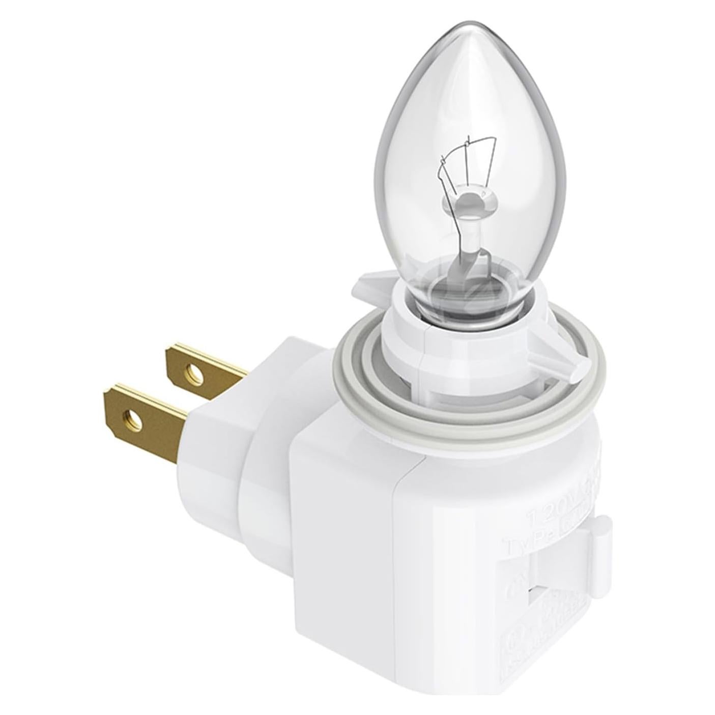 Luz Nocturna Enchufable Vartelen E12 Ajustable 15W Blanco