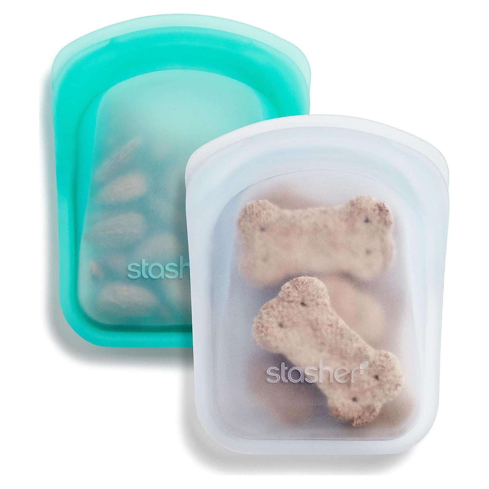 Bolsas de Almacenamiento Reutilizables Stasher 2-Pack Silicona
