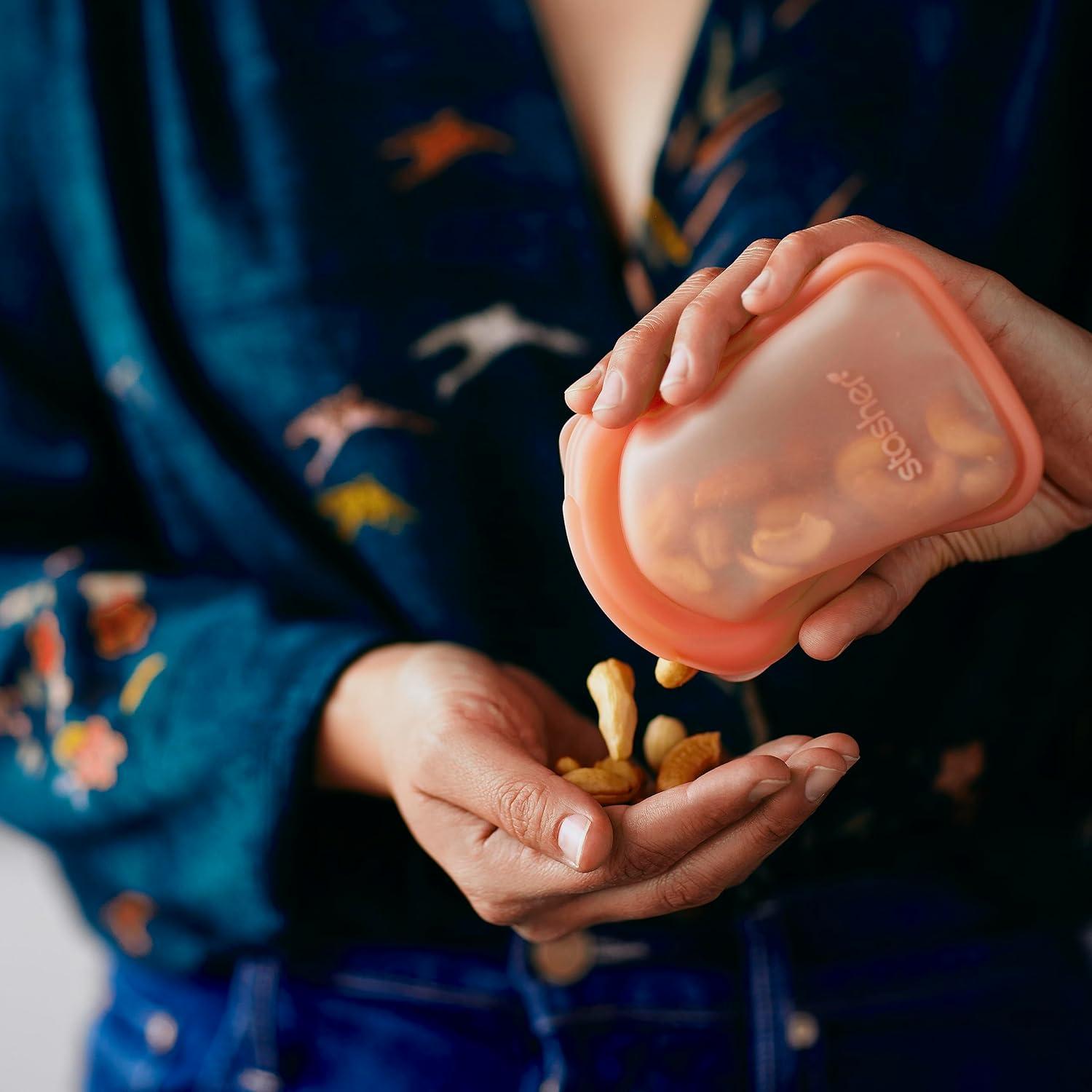 Bolsas de Almacenamiento Reutilizables Stasher 2-Pack Silicona