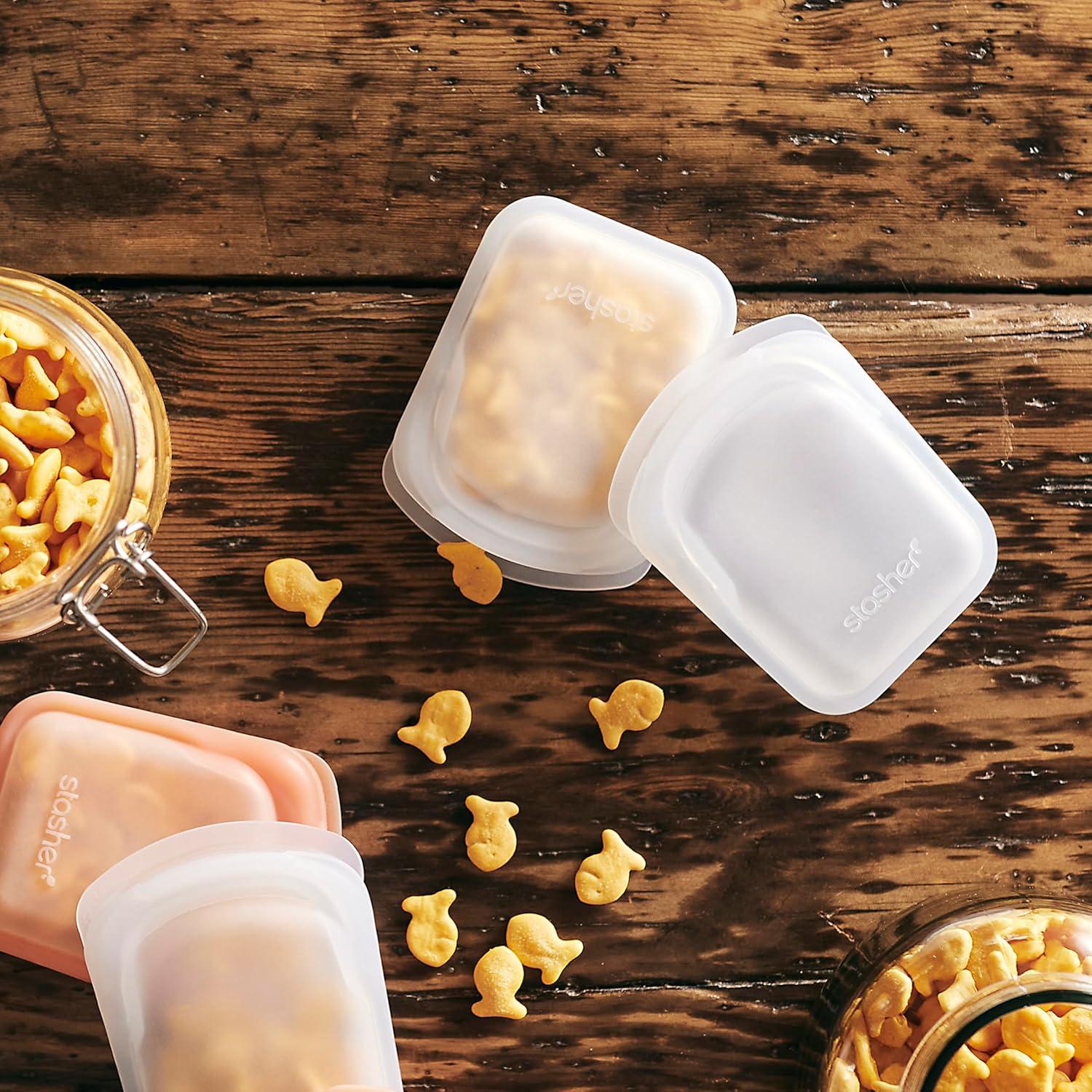 Bolsas de Almacenamiento Reutilizables Stasher 2-Pack Silicona