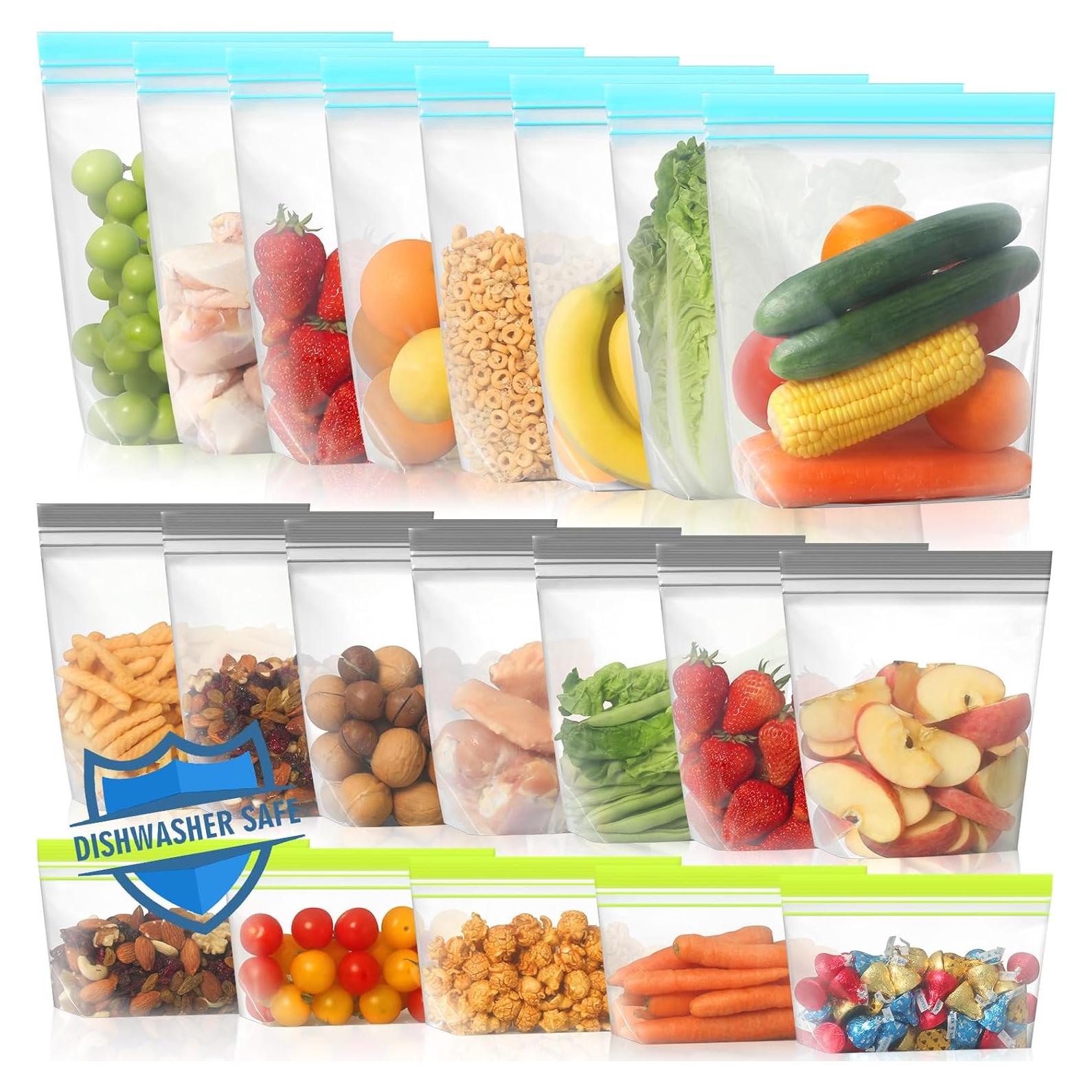 Bolsas Reutilizables para Congelador Lerine 20 Unidades 30.28L