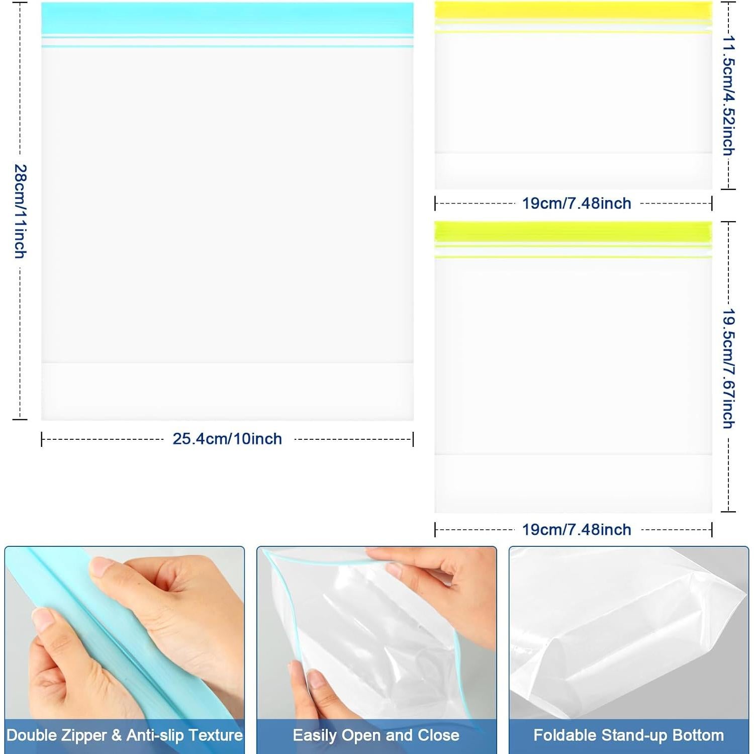 Bolsas Reutilizables para Congelador Lerine 20 Unidades 30.28L